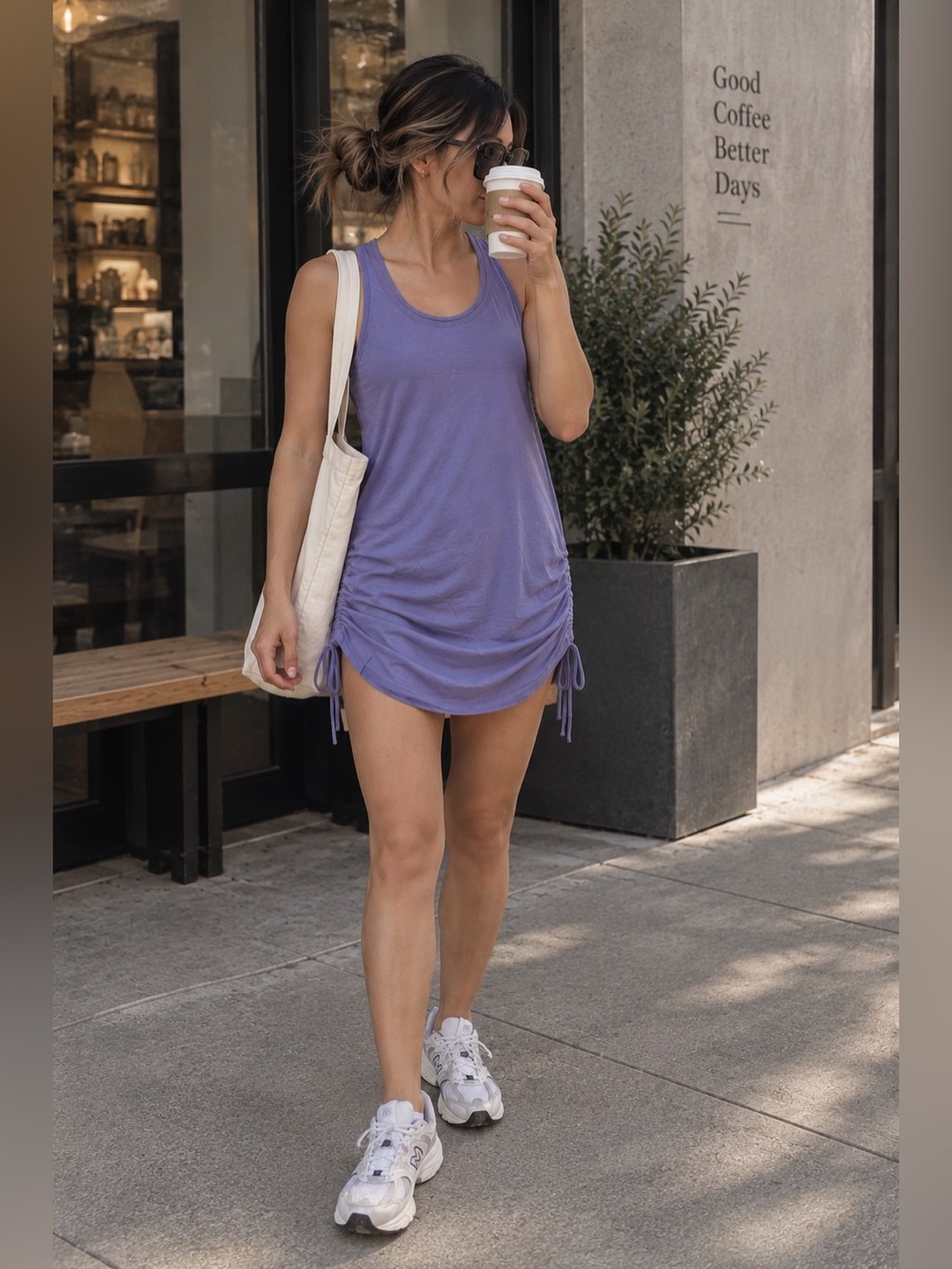 Lululemon It’s A Cinch Dress In Purple